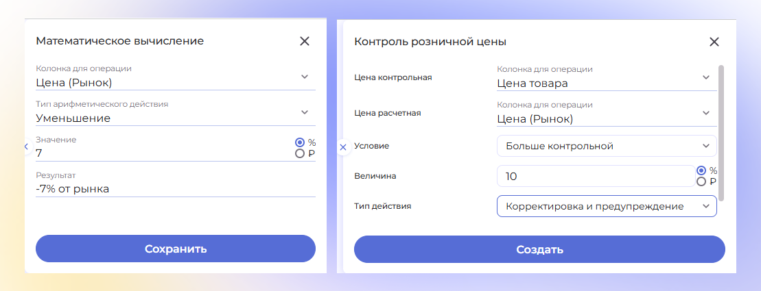 контроль розничной цены в pretium