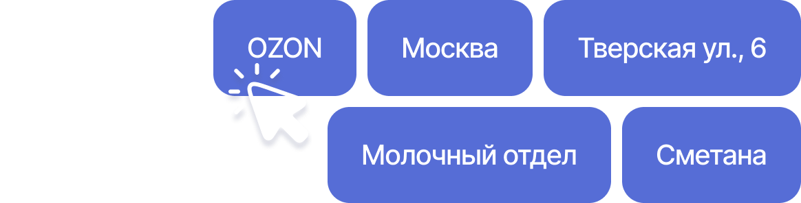OZON, Москва, Тверская ул. 6, Молочный отдел, Сметана